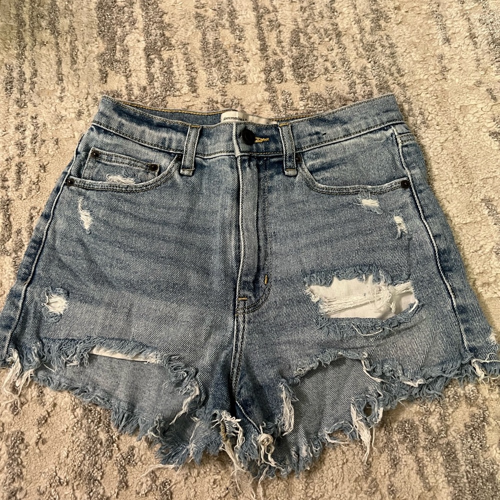 Abercrombie & Fitch Sky Blue Denim Shorts